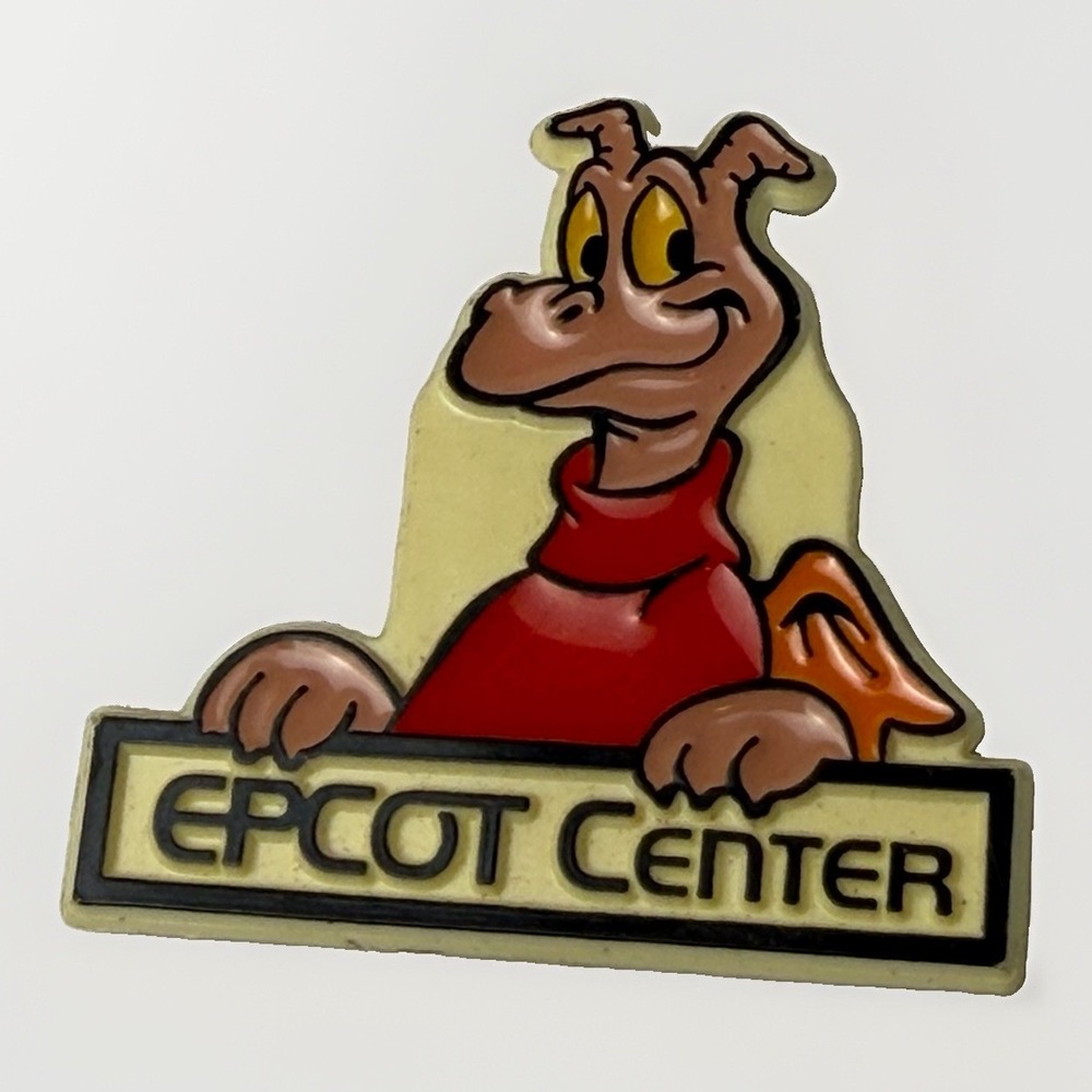 Figment 1982 Disney World Epcot Center Refrigerator Magnet